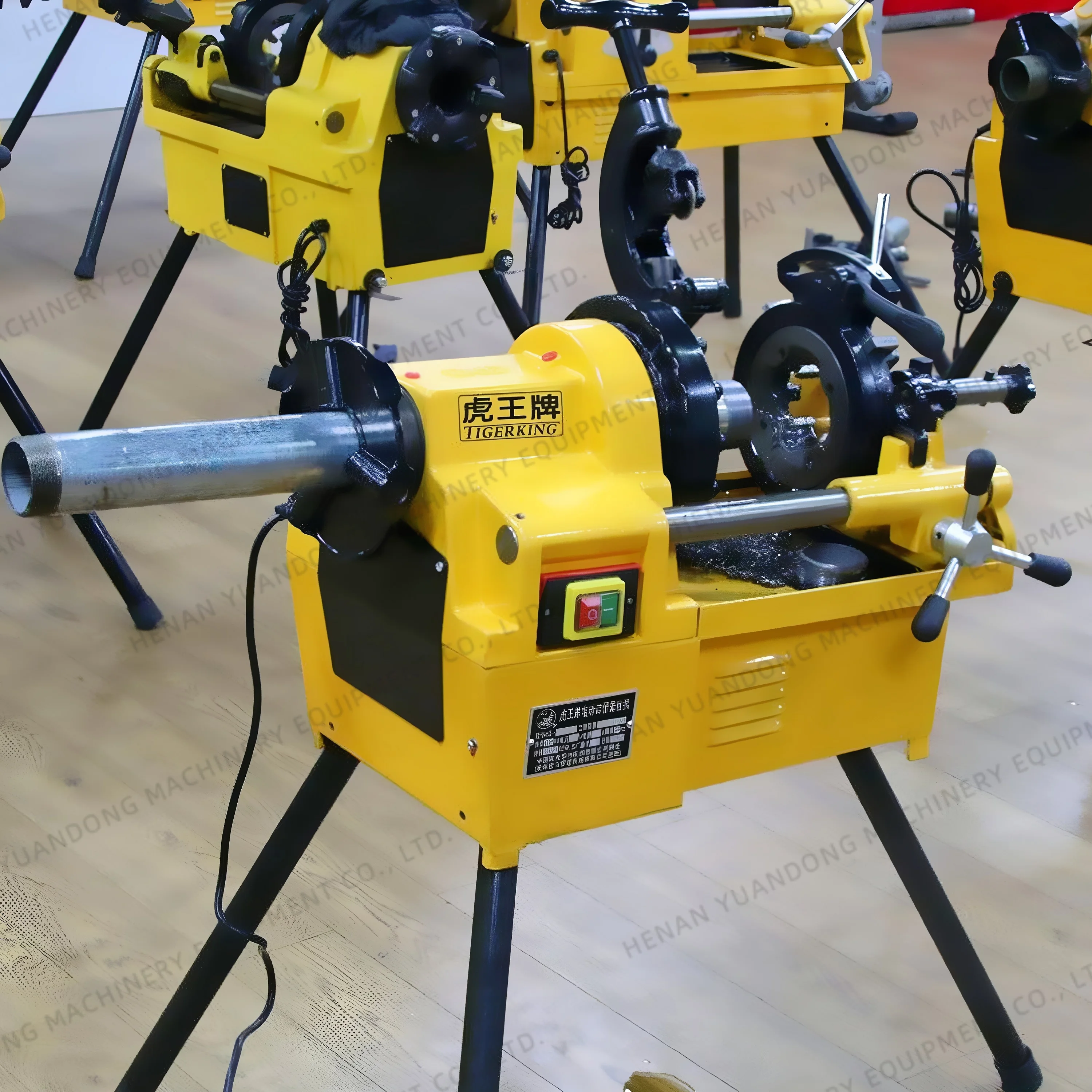 6 Inches HSS Dies Pipe Threader Lightweight Steel Tube Threading Machine 120/220/380V  Pipe Tools