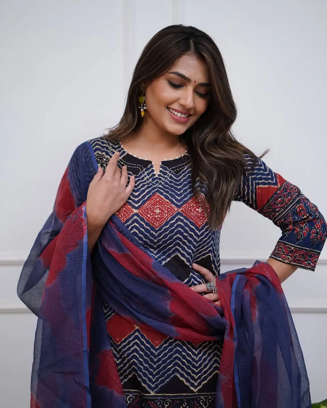 Красивые брюки Katha Moti удобные хлопковые Kurti мягкие для свадьбы