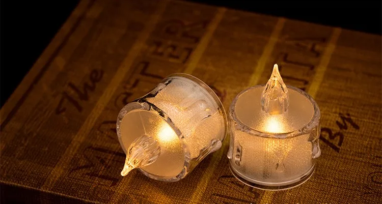 Wholesale candle LED light 7.5*10/12.5/15 cm moving flame led candles
