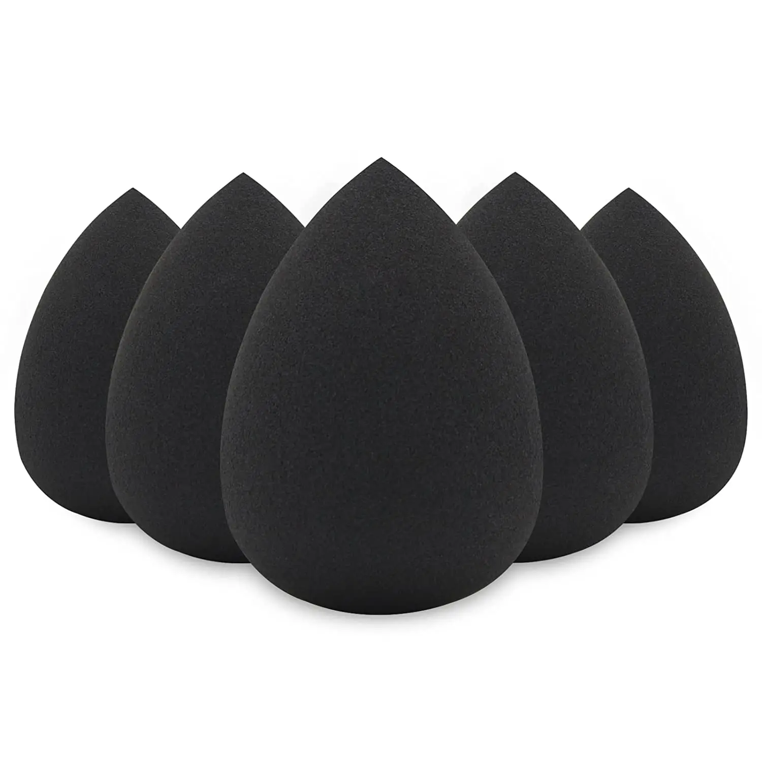 High Quality Makeup Sponge Customized Black Blender Sponge Latex Free Foundation Blending Sponge Puff