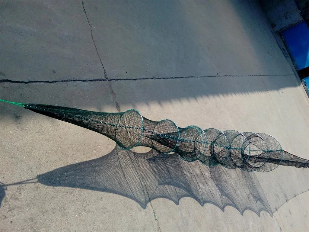 Good Quality Aquaculture Traps Square Folding Crab Cage Lobster Shrimp Trap  Fyke nets for sale