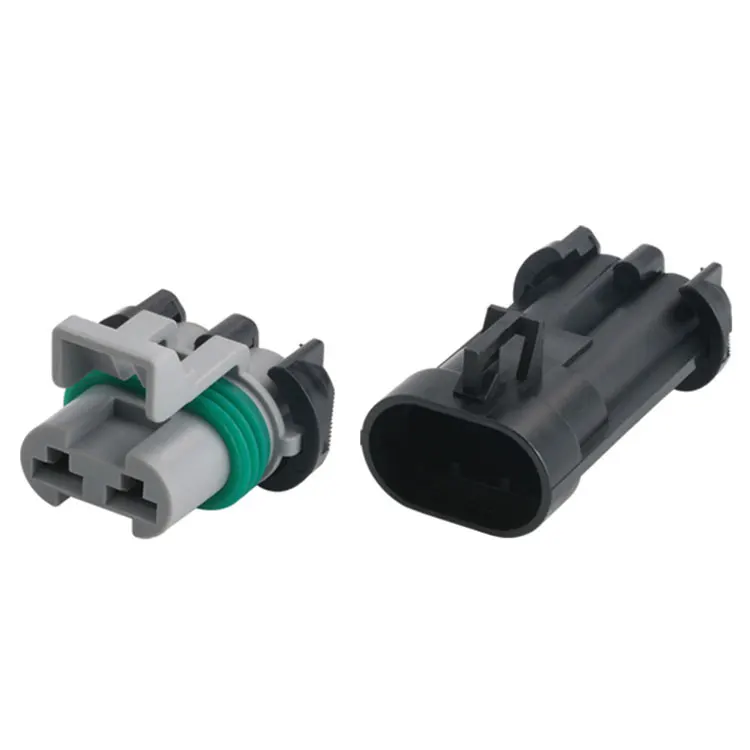 2 Way 630 Series Metri-Pack Sealed Automotive Connector 15363993 15363990  Male Female  Delphi Connectors