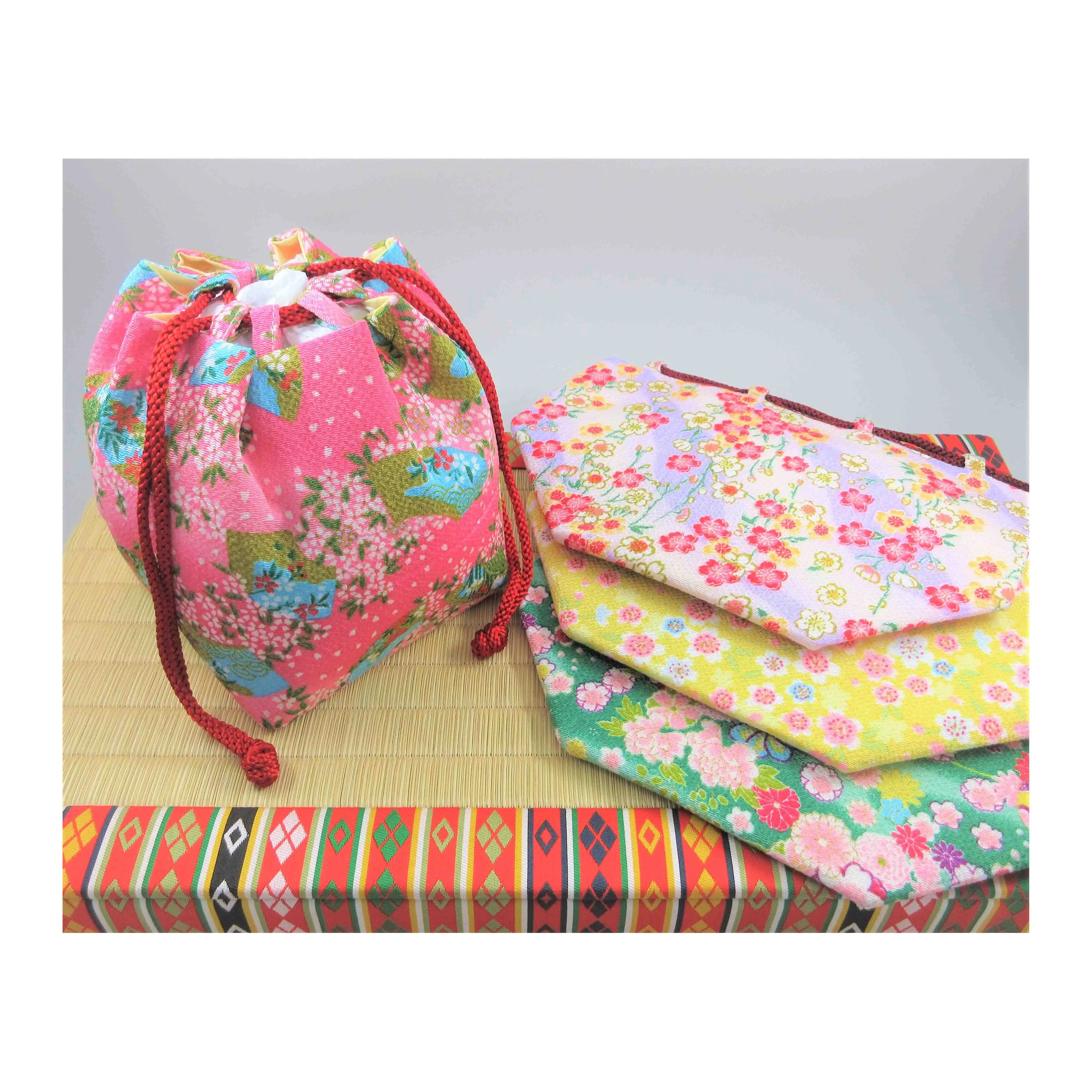 Japanese chirimen kimono kimono high quality jewelry luxury pouch bag