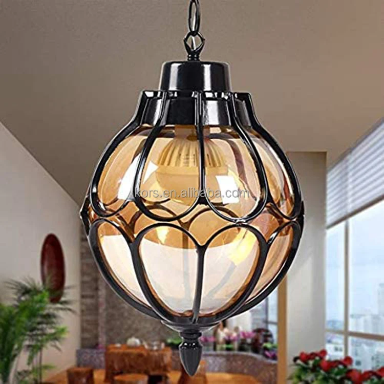 Outdoor indoor hotel resort home office garden lamp modern simple housing industrial style pendant lighting