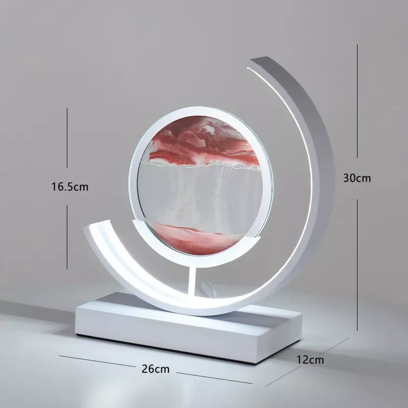 Горячая распродажа 3D Художественная лампа зыбучие пески динамическая движущаяся Песочная картина с песком для домашнего декора