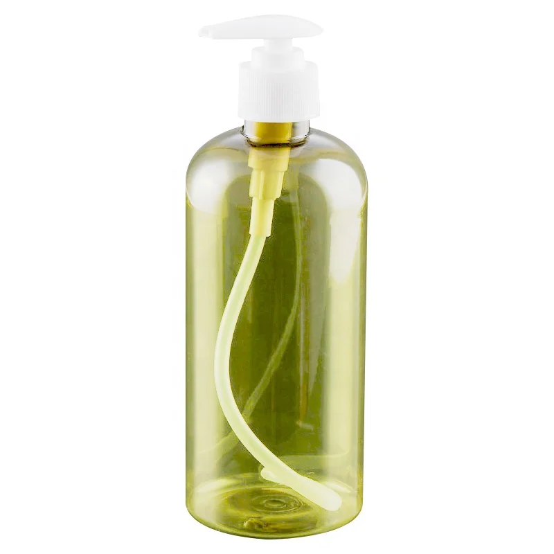Green transparent Shampoo Bottle Plastics Lotion Pump 250ml 300ml 500ml Hand Wash Bottles