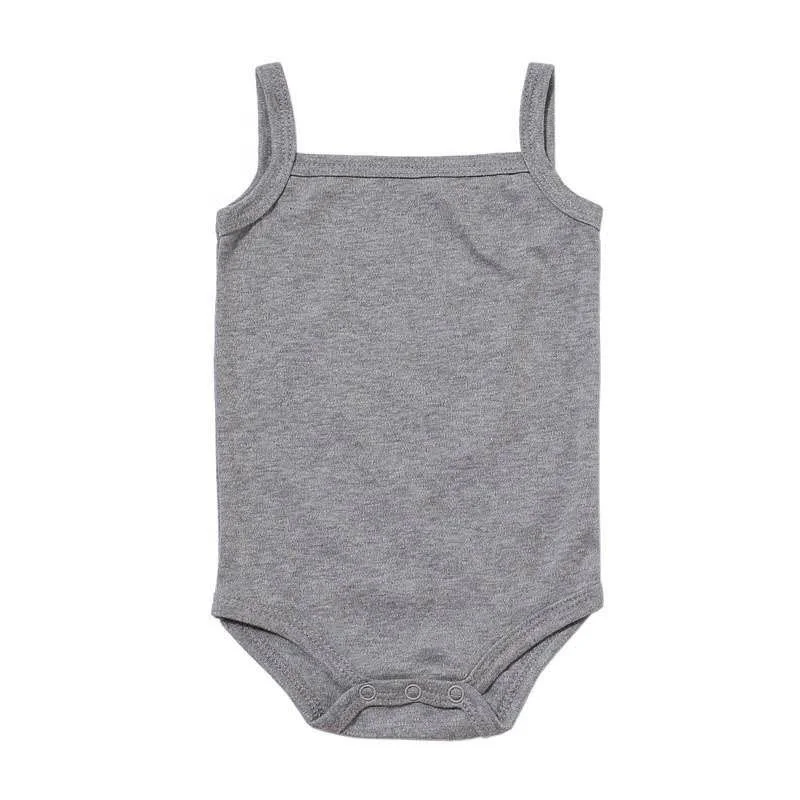 factory supply cotton sleeveless baby rompers baby bodysuit baby cloth
