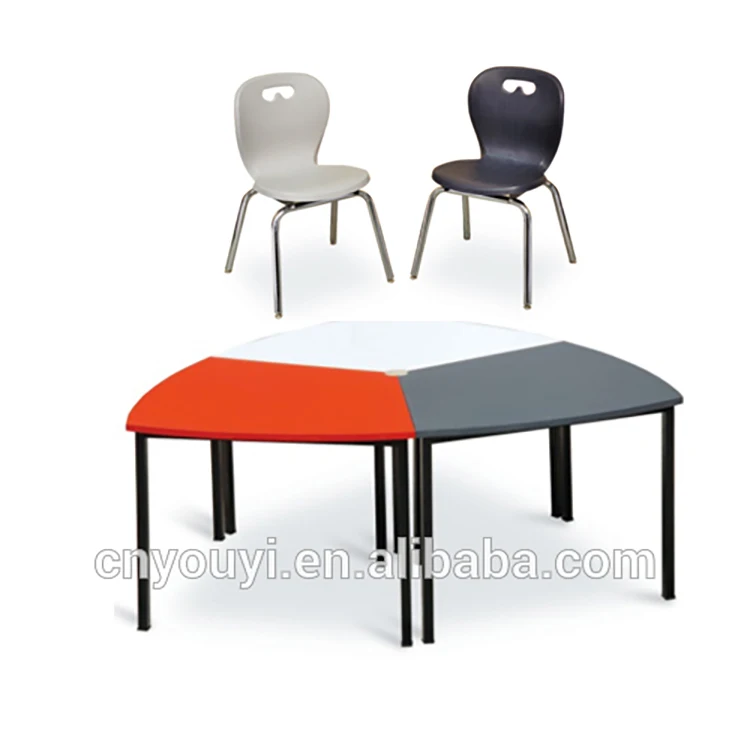 Custom Color Adjustable Height Cheap School Furniture Student Desk Manufacturer For Classroom