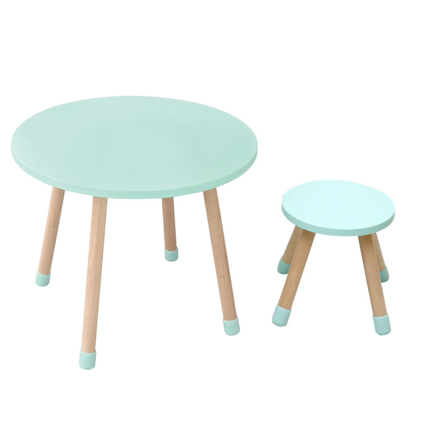 Nordic kids room decor children wooden furniture study table and chair for
