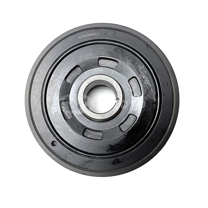 NITOYO Auto parts Damper Assy  Isolation 6720300003 Crankshaft Pulley Used For SSANGYONG Rexton Korando C Sports Stavic Diesel