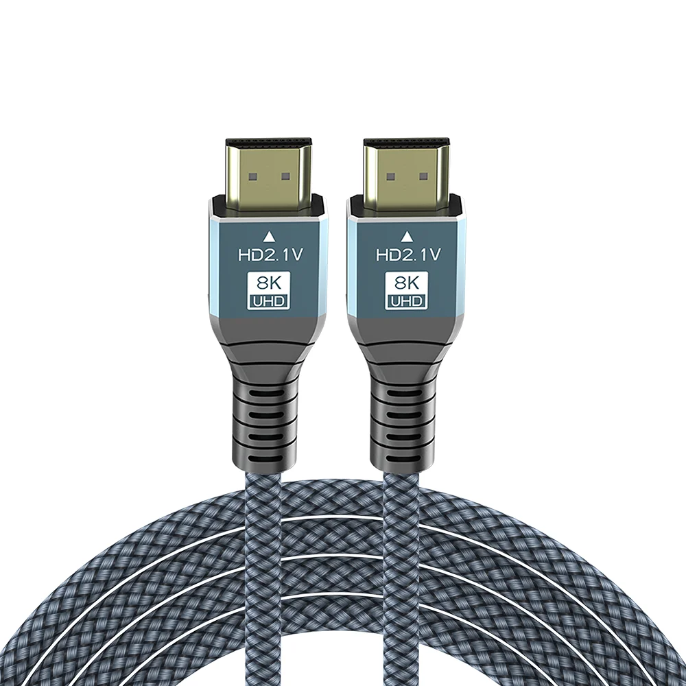 HDM1 Cable 8K Nylon Braided One Two Three Meters HDM1 2.1 Cable