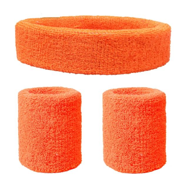 Fashionable Headband Wristband Sweatband Custom Sweatband Set Custom Wrist Sweat Bands Blank Sweatbands
