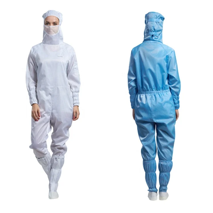 H-1133 Reusable and washable cleanroom esd garment antistatic suit