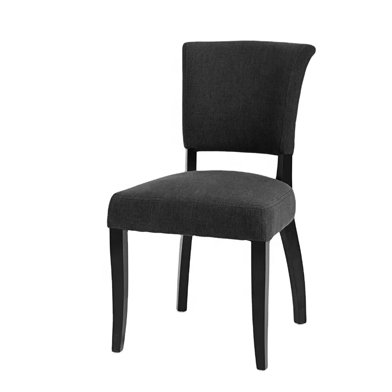 Modern style solid wood upholstered nailhead Fabric Dining/ Living / coffee chair(KY-3431)