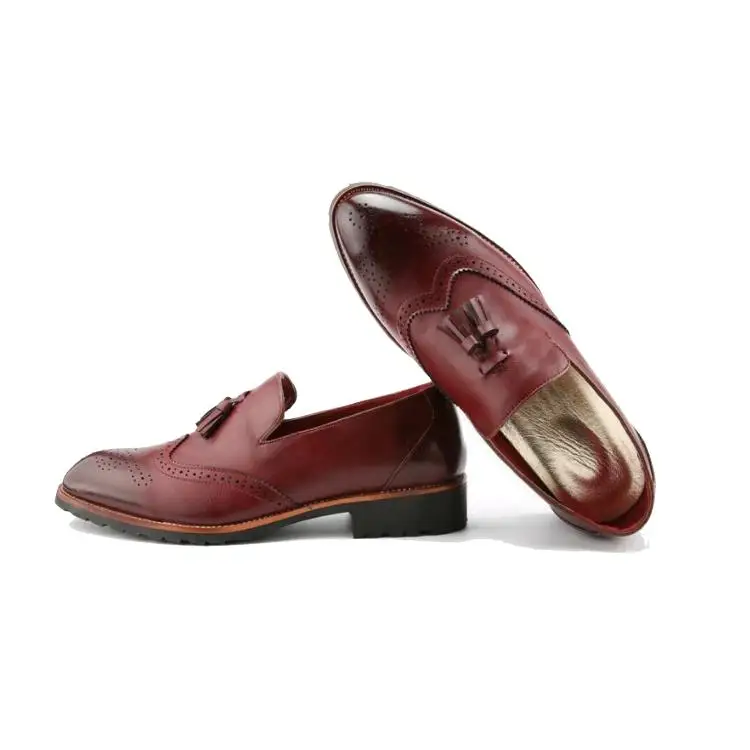 New arrivals men business dress shoes wholesale casual genuine leather shoes gentleman pointed fashion Oxfords shoes