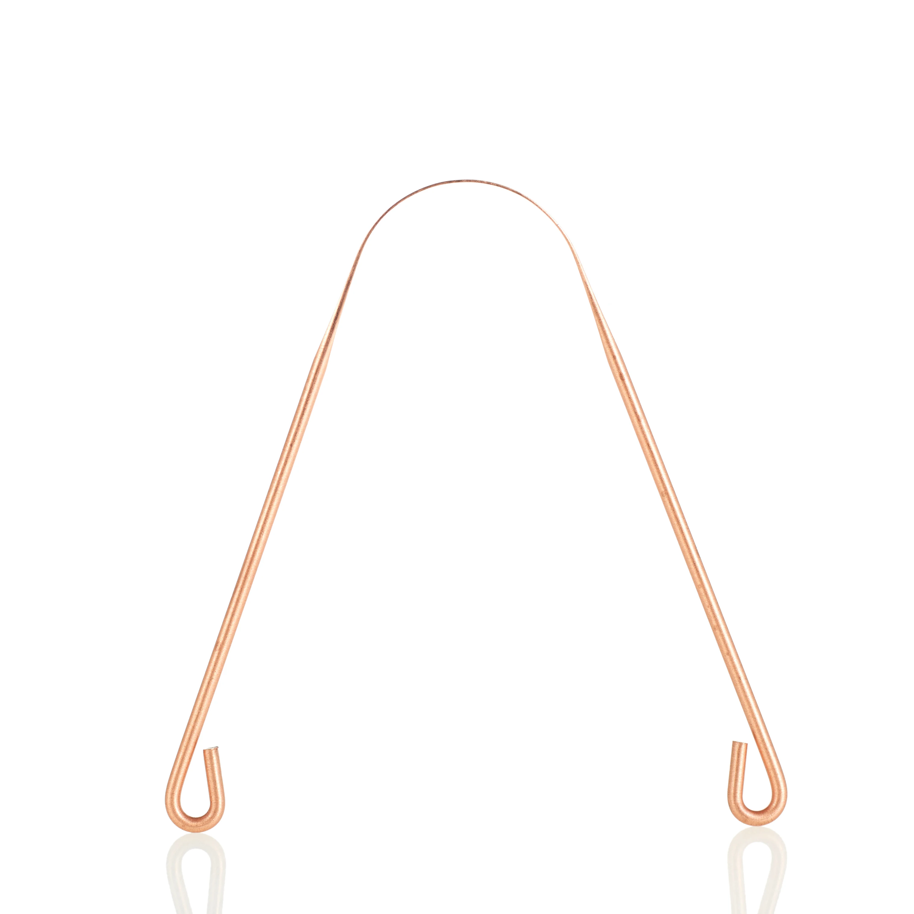 Wholesale high quality tongue scraper copper tongue scraper stainless tongue scraper OEM