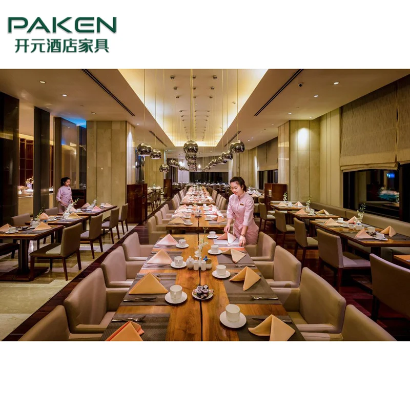 Luxury Hotel Vintage Restaurant Furniture Cafe Table And Chair Cafeteria Furniture