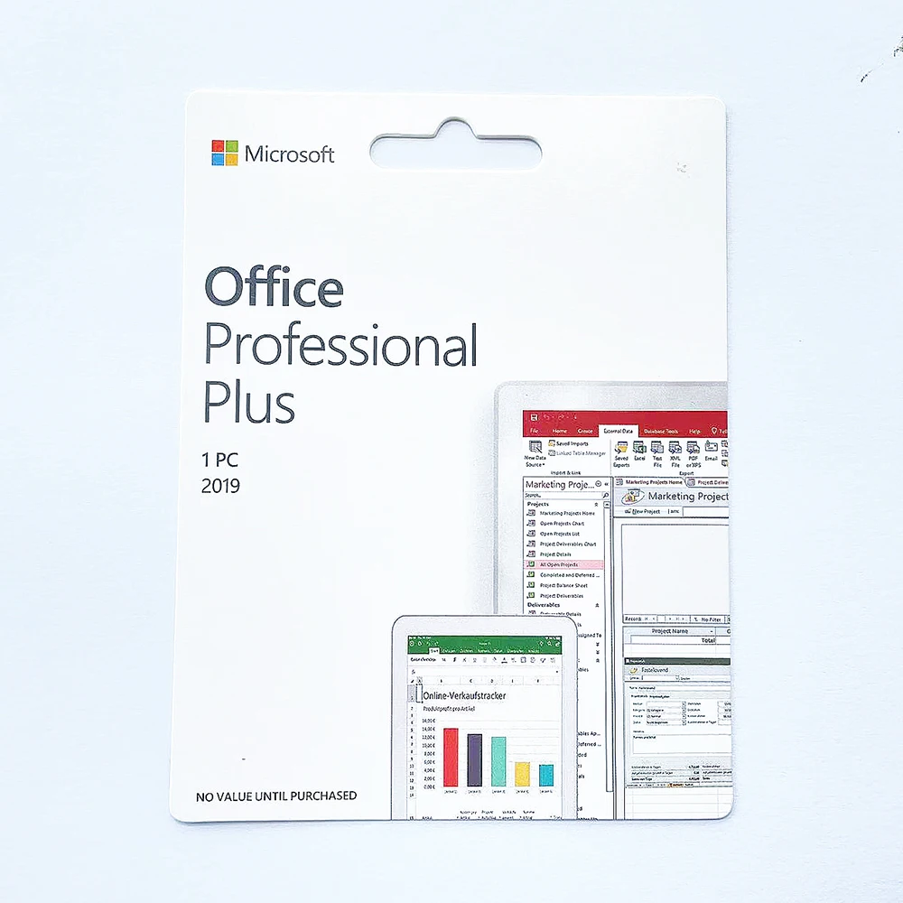Карта для ключей Office 2019 pro plus профессиональная карта office 100% онлайн-карта активации гарантия 6
