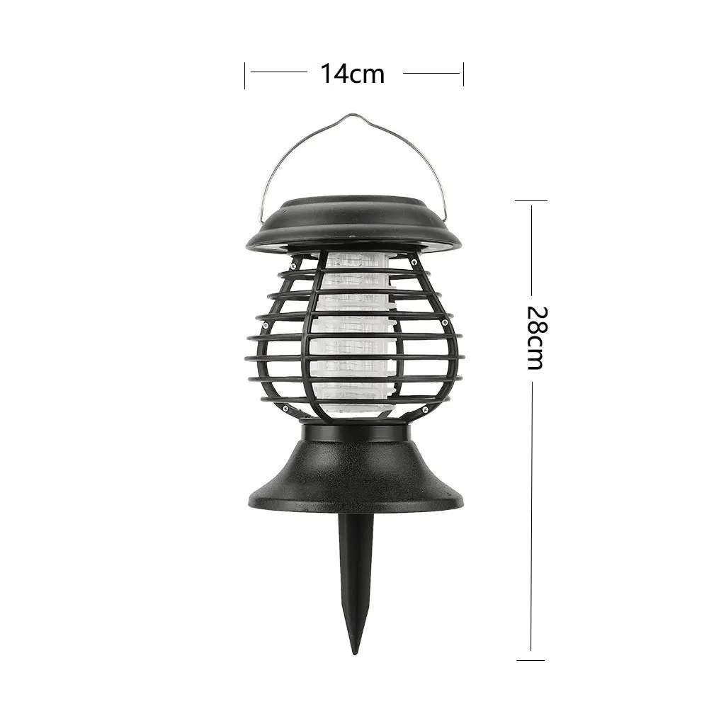 2021 Best Pest Control Lamp Portable Bug Zapper Waterproof solar power UV mosquito killer