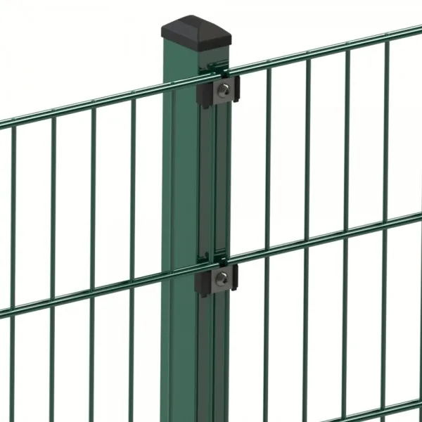 Zaun Metal Gartenzaun 656 verzinkt 83cm Doppel-Stab Matten Gitter Zaun