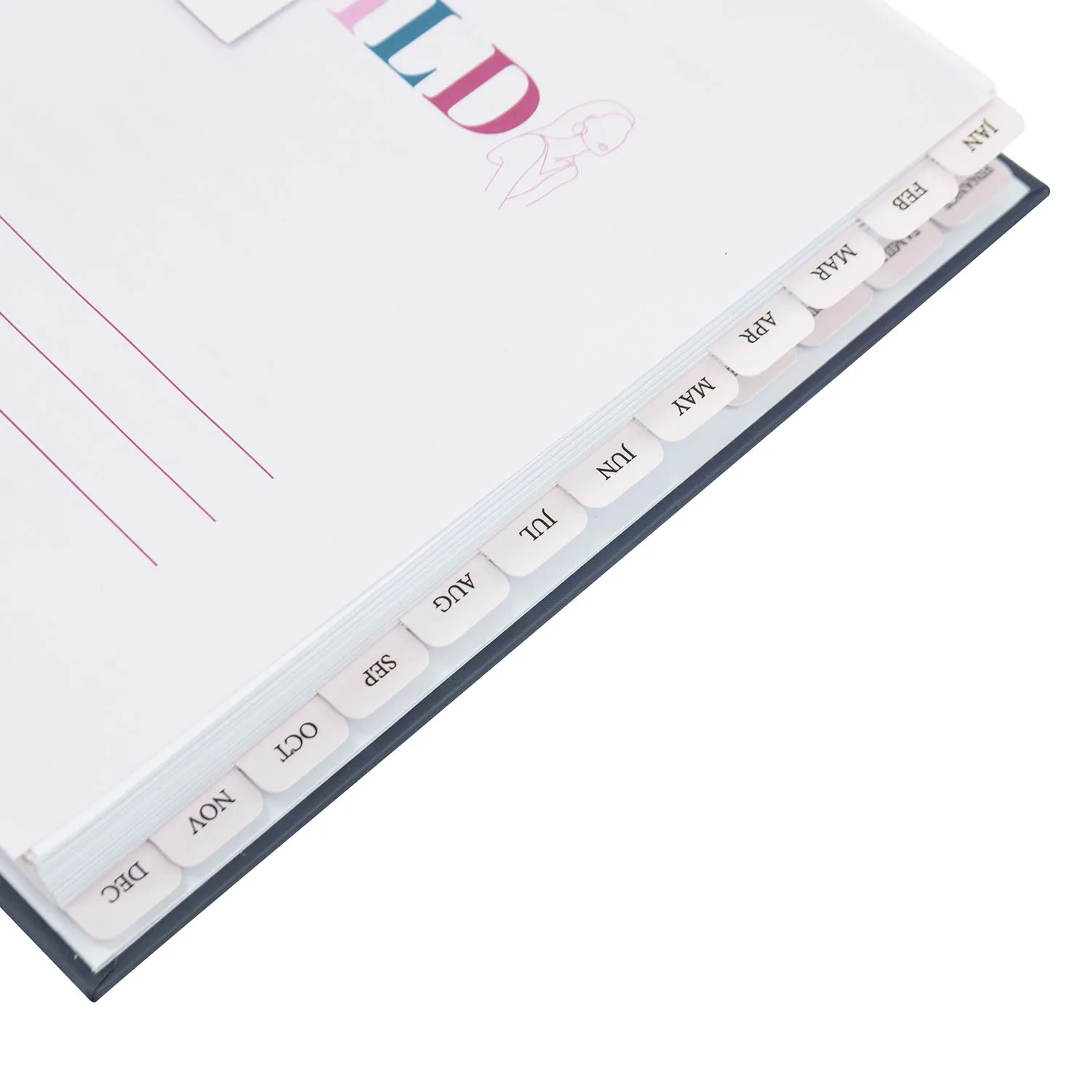 Custom Printing Monthly Planner Life Hardcover Spiral Undated Meal Financial Budget Journal Weekly Daily Organizer Notebook Gift