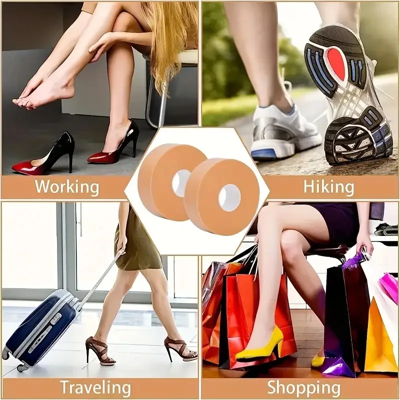 Wear resistant heel pads for hands heels and toes sports body patches and bandages