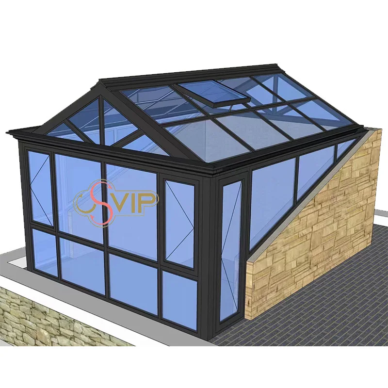 Foshan Used Sunroom for Sale Conservatory Polycarbonate 4 Season Cheap House