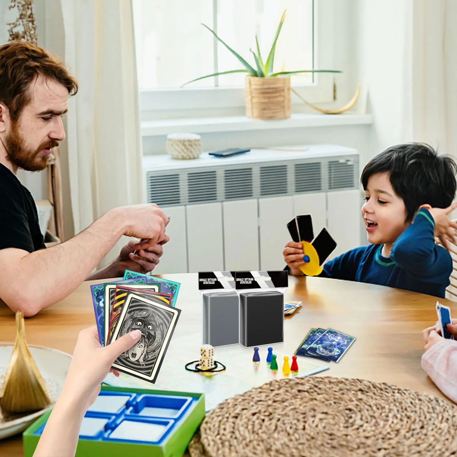 Hot Sale 100 pcs Matte Card Board Game Sleeves Standard Size 66*91mm card sleevs