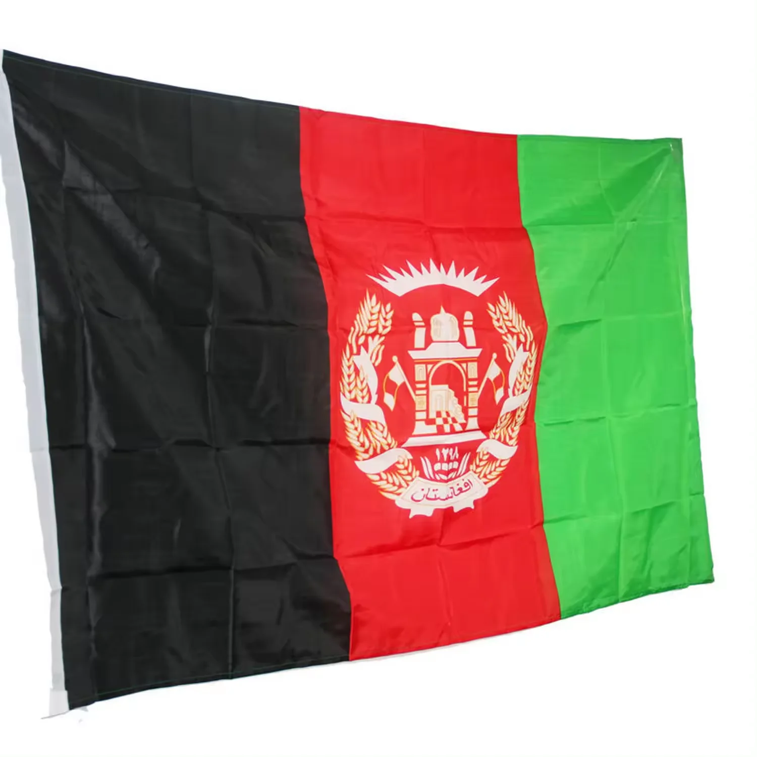 Wholesale Custom Promotional Flags Banners With Logo Print  afghanistan flag Cheap National Flags