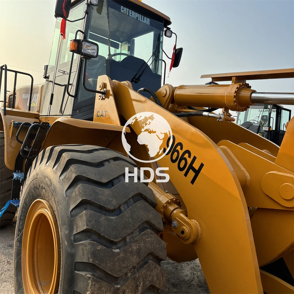 Подержанный оригинальный колесный погрузчик CAT 966H по низкой цене Caterpillar 966F 966G 950F дешевый подержанный для кошек на продажу
