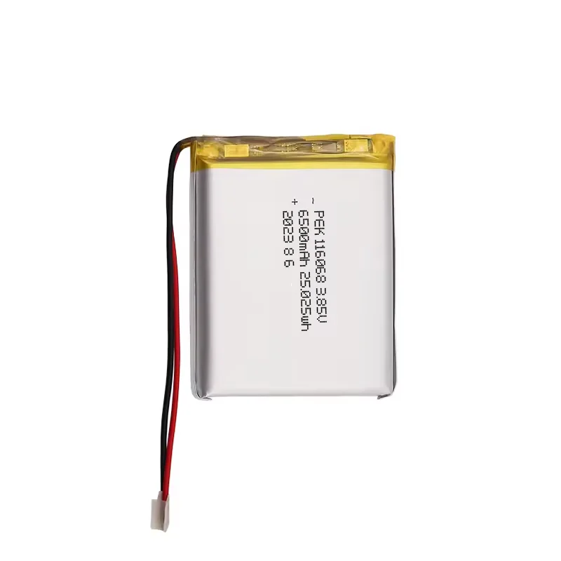 Battery high voltage Li Ion Polymer PEK116068 3.85V 6500mAh Lithium Battery Supplies for Portable Medical Equipment