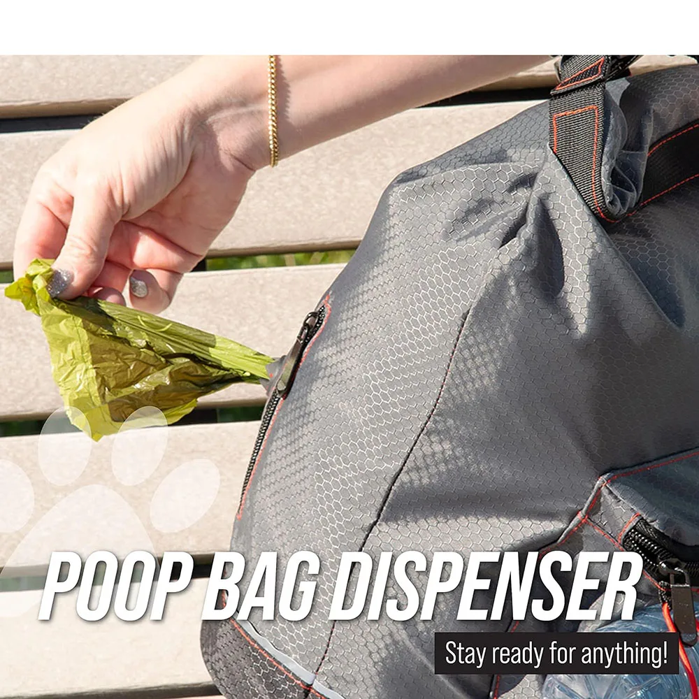 A588 Portable Dog Food Travel Bag Pet Storage Large Capacity Carrier Pet Bin Cat Container Accessories Camping Dog Food Bags