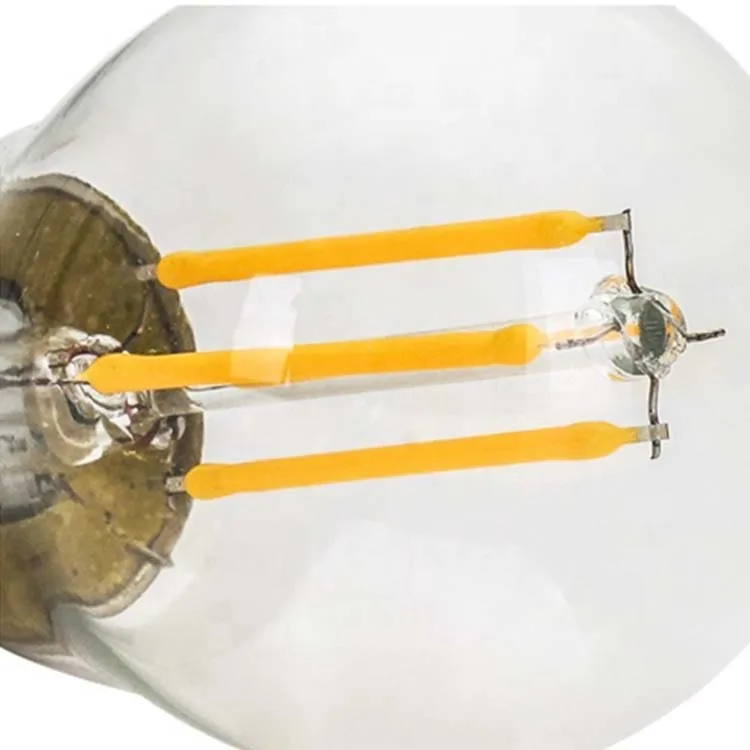 Vanity Light small globe bulb G45/G14 2W  4W 2700K dimmable warm white led filament bulb g45 for Ceiling Fan Chandelier