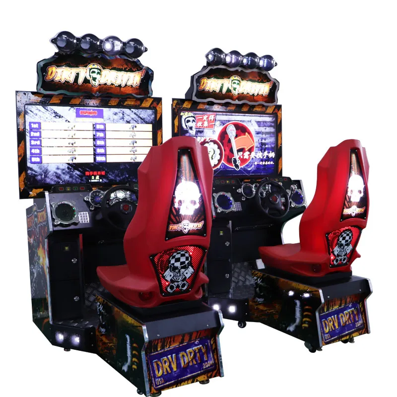 Funpark Hot Selling Arcade Car Racing Simulator Machine Coin Operated Metal Entertainment Center Amusement Game