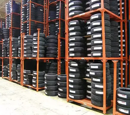 JiaGong High Cost Performance Durable Various Use Pallet Converter Folding Logistic Steel Tyre Storage Stacking Racks