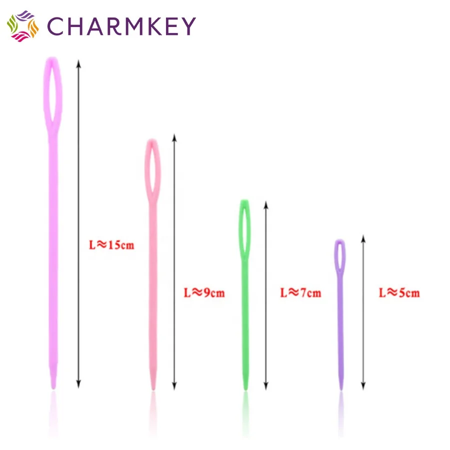 wholesale 5.5cm 7cm 9cm plastic sewing needles knitting needle 1000 pcs