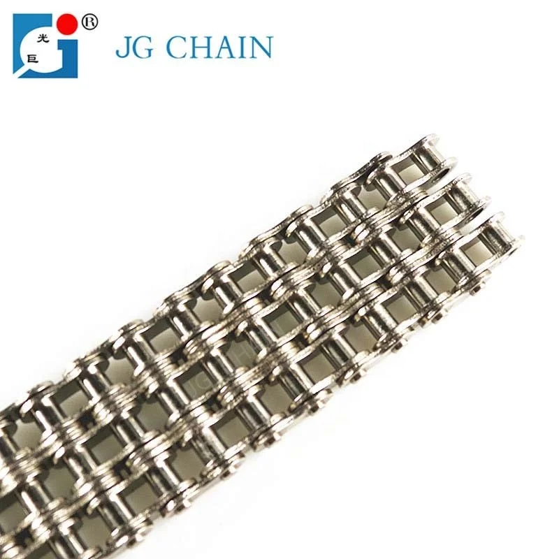 Standard 12A Stainless Steel Triplex three-row industrial chain