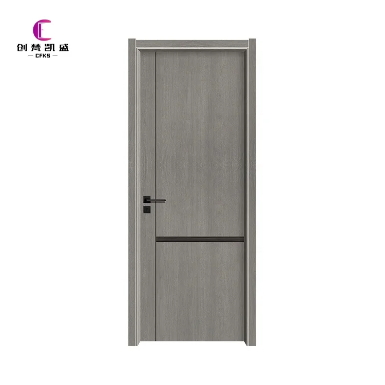 Customize Size Beveled Wood Exquisite Design for You PVC Glass Waterproof Steel Living Room Wooden Door Sliding Glass
