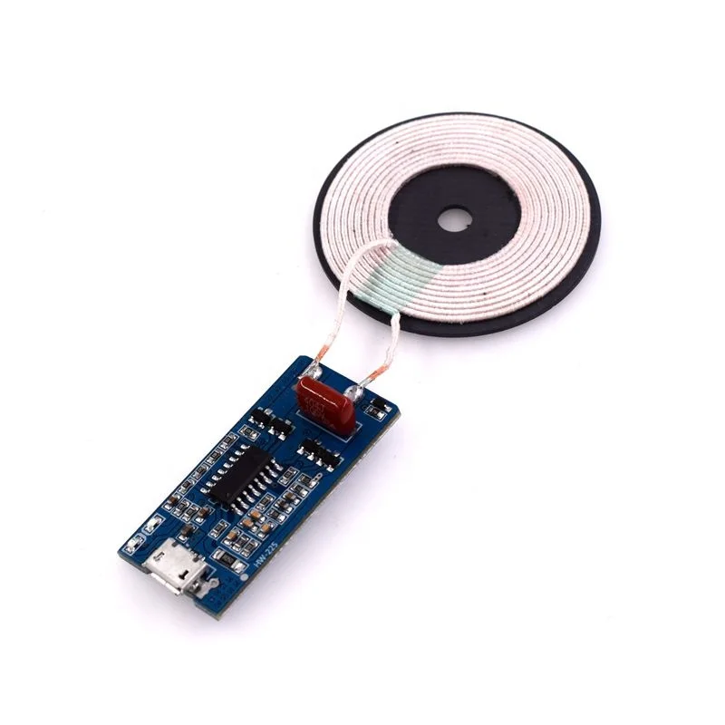 
HW-225 5V1A wireless fast power charging 5W wireless charger power bank transmitter module 
