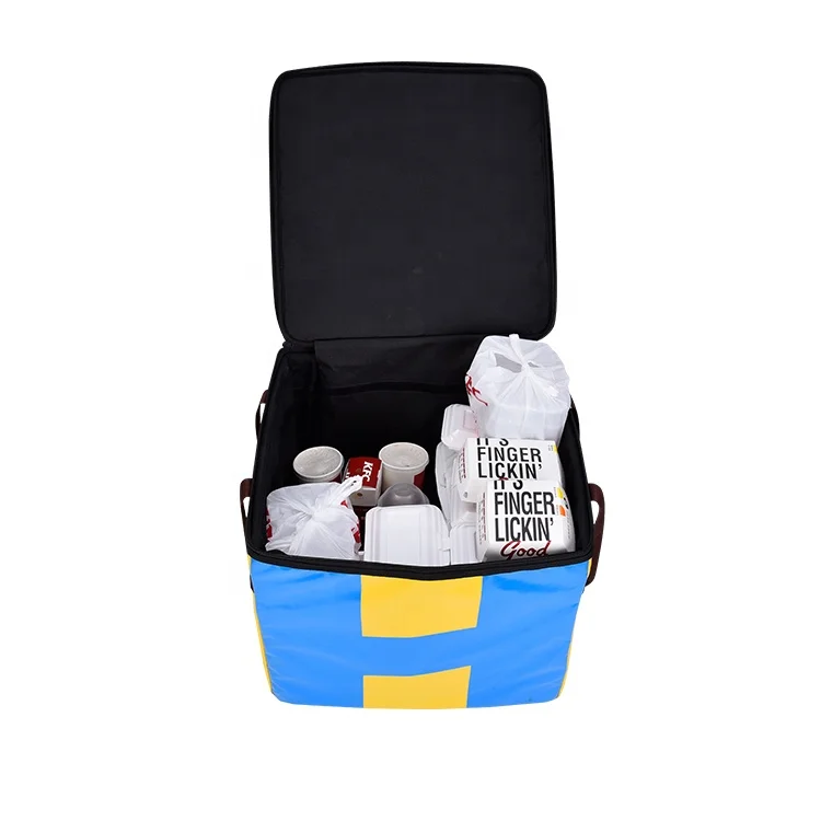 Large hot/cold food delivery bags cooler bags for food delivery