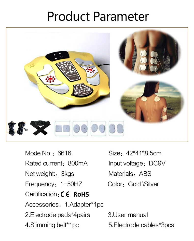 New Intelligent Portable Fast Pain Relief Tens Chinese Foot Massage