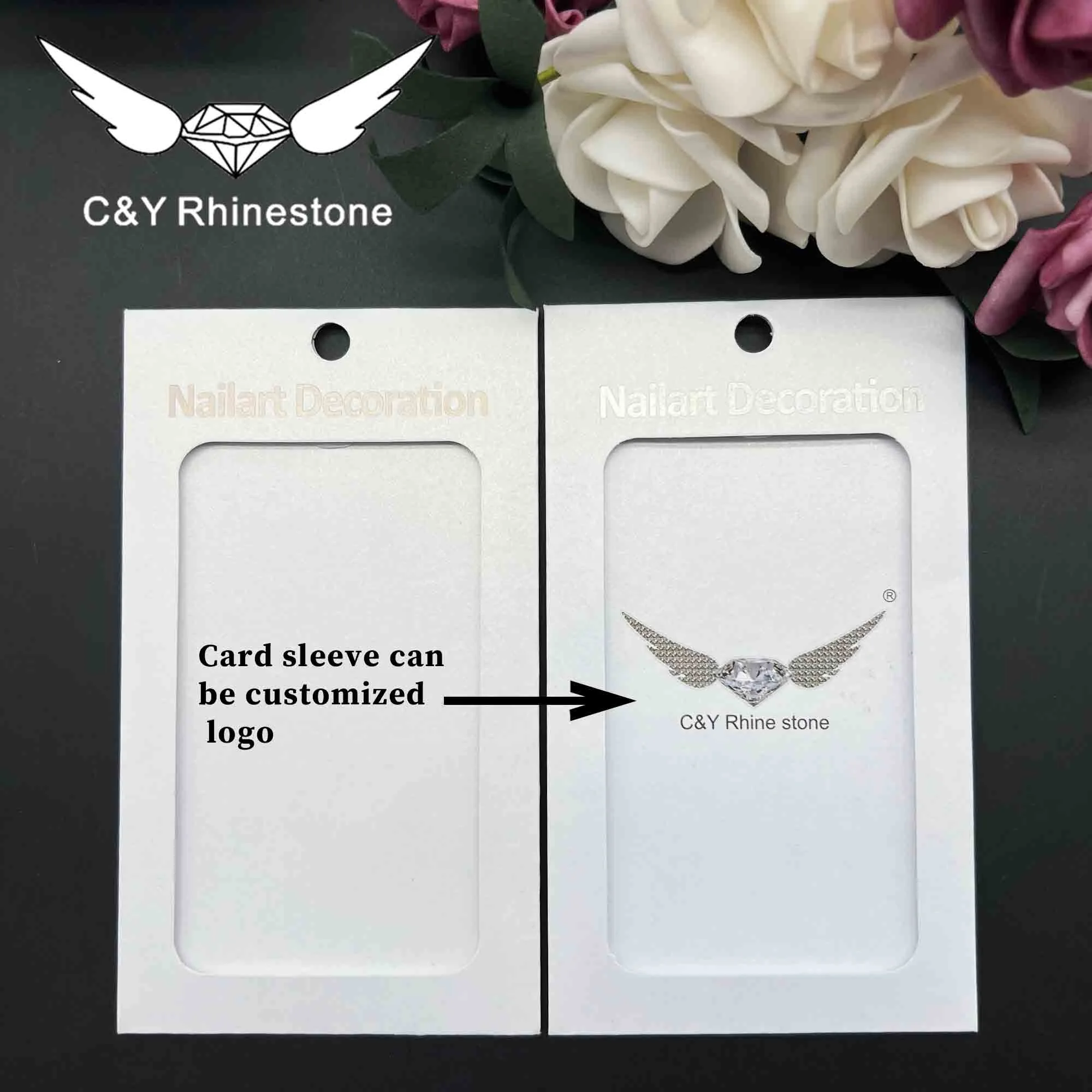 CY Mix Rhinestones For Nails Glass Rhinestones Flat Back Non Hotfix Nail Art Rhinestones Wholesale