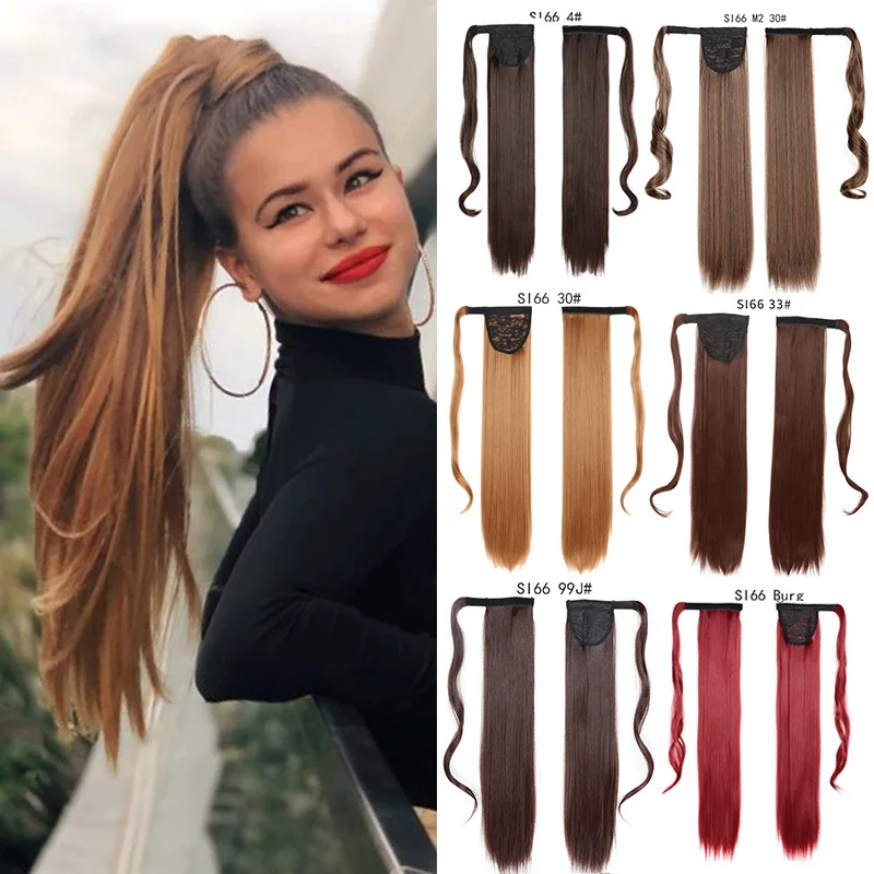 Wholesale 100% virgin human hair drawstring remy hair ponytail silky straight remy ponytail hair extension