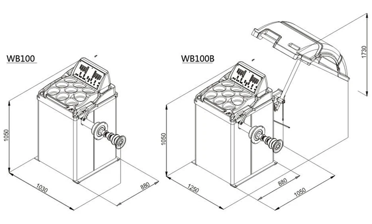wheel balancer machine for car tire repair