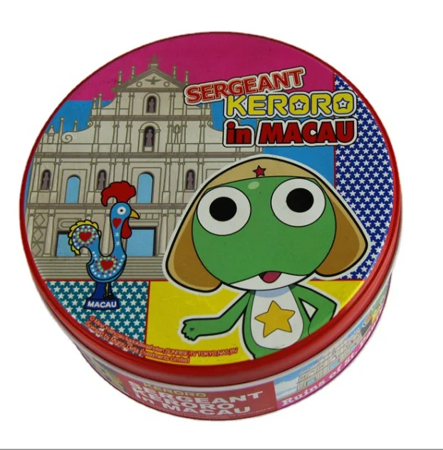 Wholesale Bulk Gold Color Airtight Metal Box Cake coffee tea food grade round Tin Can