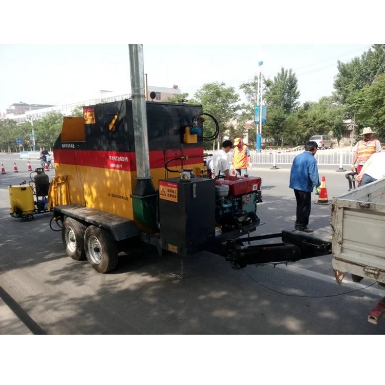 Tractive asphalt mixer Asphalt crack repair Imported accessories