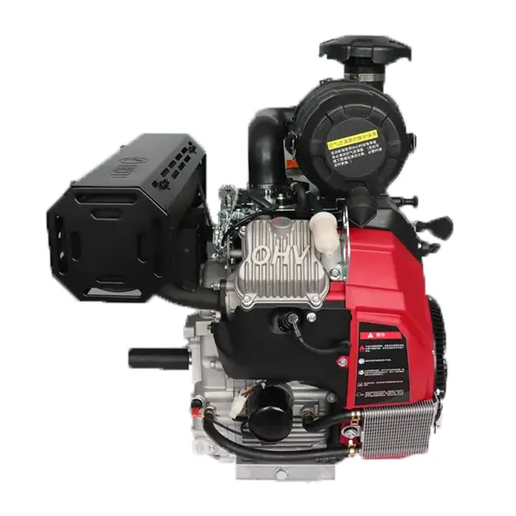 Hot selling TJ690 3600rpm 2 cylinder 4 stroke  24hp 688cc gasoline engine with E-start starting method