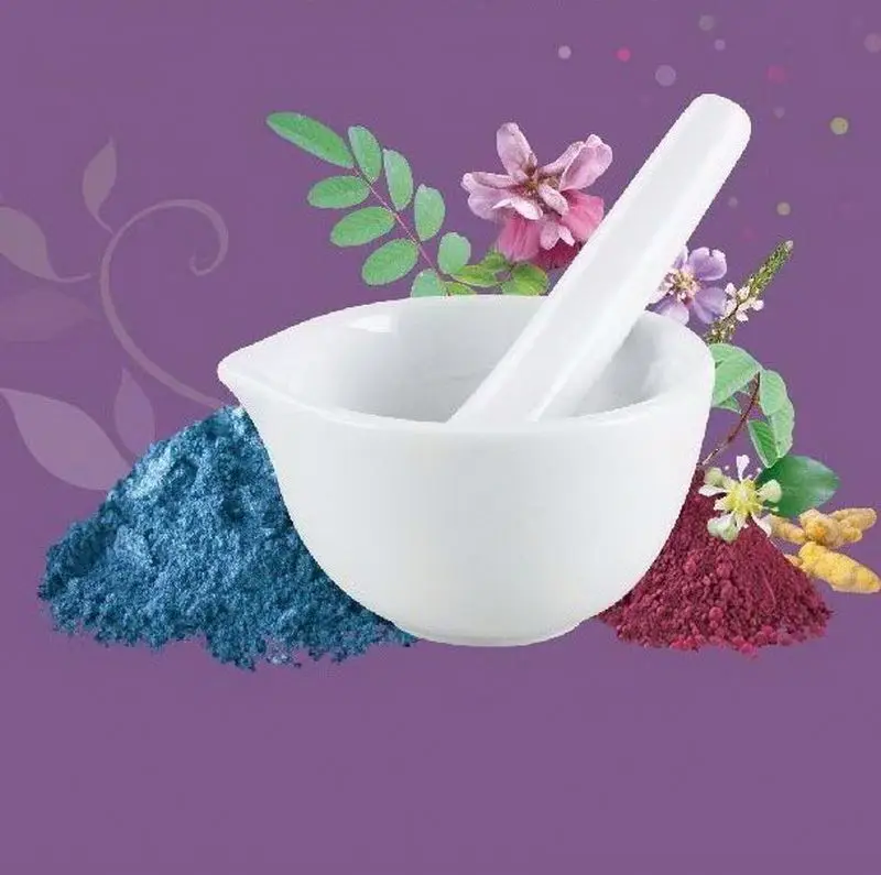 White Ceramic Mixing Grinding Bowl Porcelain Mortar Pestle Spice Herb Pesto Guacamole Ceramic Mortar And Pestle