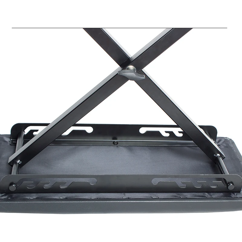 OEM Professional big seat metal x style adjustable stool keyboard stool for music keyboard