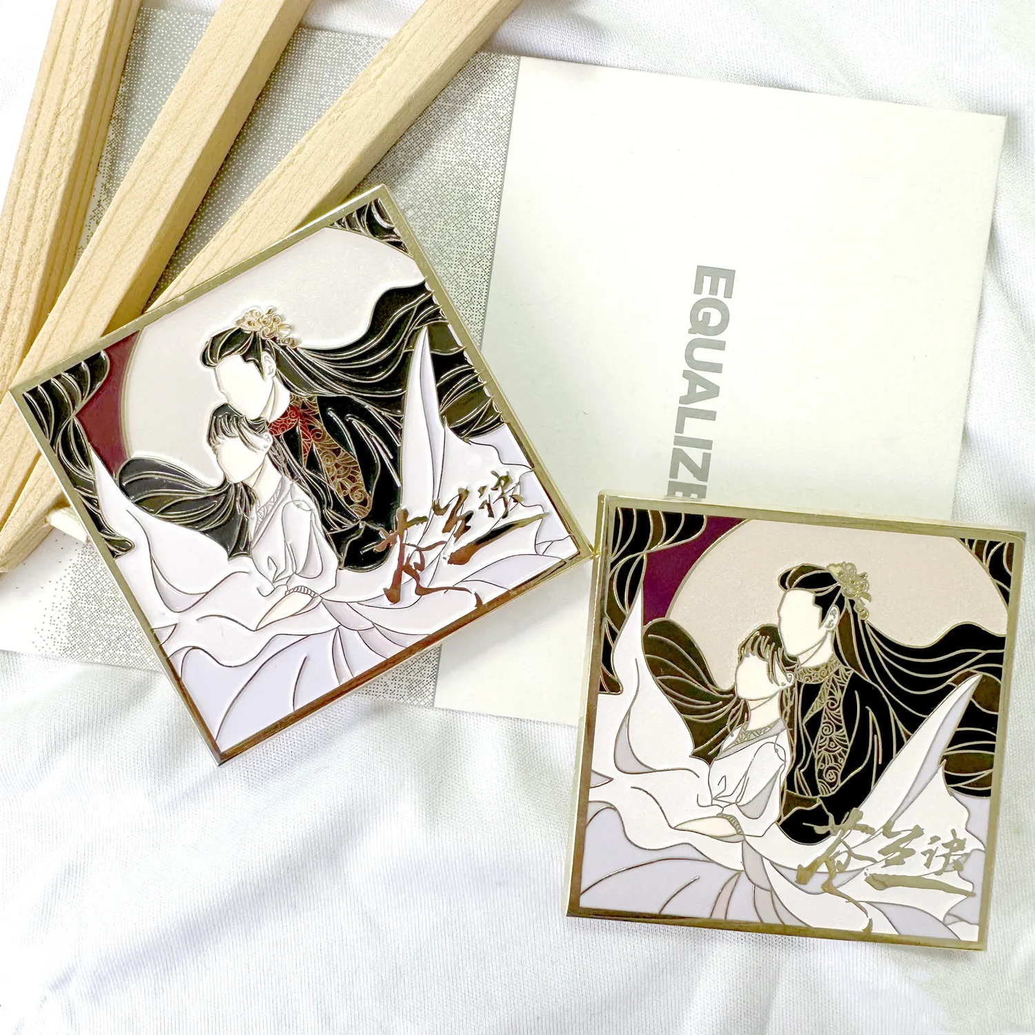 Factory Direct Sell Personal Customization Soft Enamel Plated Gold Metal Crafts Pearl Power Hot Movie Star Lapel Pin